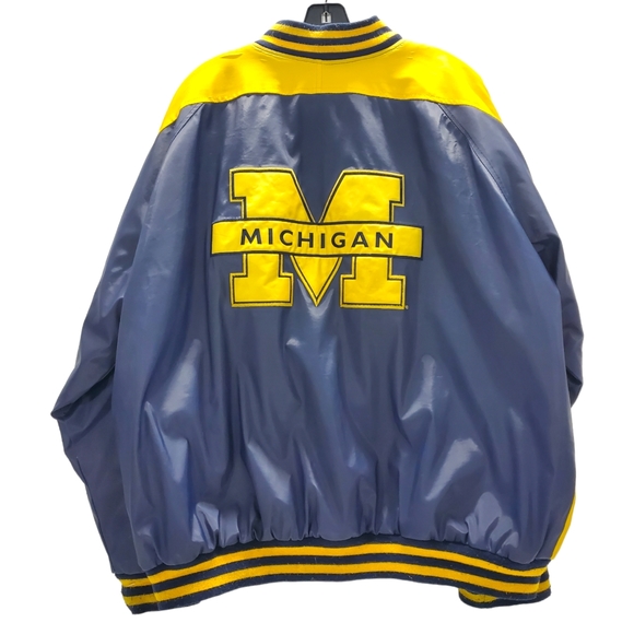 Vintage MICHIGAN WOLVERINES Jacket Coat STEVE & BARRY’s Collegiate - Picture 10 of 13